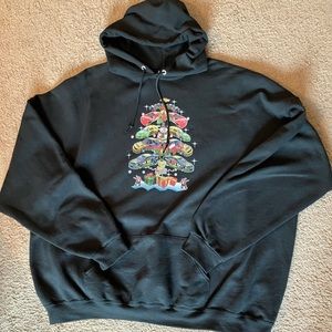 Days of Thunder Christmas Hoodie - Black 4XL